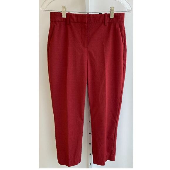 THEORY Burgundy merlot wine color tailored pants SIZE: 00 - Picture 1 of 6